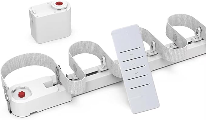 Hidden WiFi Smart Curtain Track System, 2.0N.m <30dB Quiet Brushless Motor, Automatic Ripple Fold Drapery Opener with Remote, Alexa & Google Home, 132lb Load, SX-X20 (3 meters (118.1 inches))
