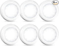Tap Light 6 Pack Portable LED Puck Touch Night Lights - Battery Operated Under Cabinet Lighting for Kitchen, Closet, Classroom, Indoor & Outdoor