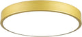 9 Inch Gold Metal Flush Mount LED Ceiling Light, 3000-5000k 20W Thin Round Modern Ceiling Light Fixture, Low Profile Ceiling Lamp for Bedroom, Living Room, Entryway, Bathroom, Kitchen