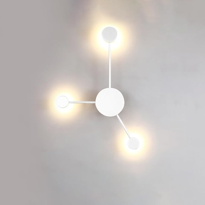 Lights LED Modern Indoor Nordic Circle Background Creatively Decorative Acrylic for Living Room Bedroom