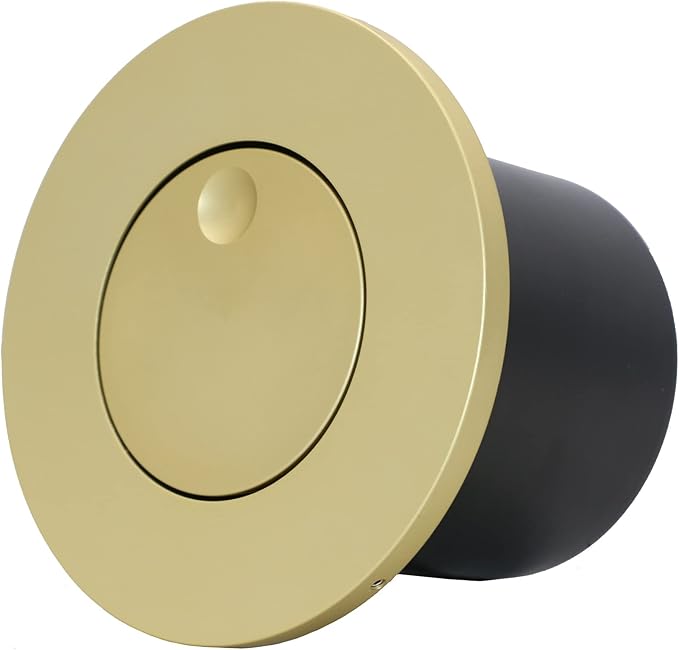3W LED Wall Recessed Step Stair Lighting Bedside Reading Light Fixture Hidden On/Off Switch Adjustable Warm White Yellow Circle