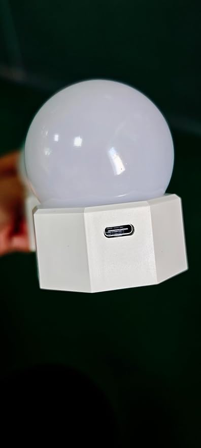 Portable LED Makeup Cordless Rechargeable Professional Vanity Mirror Light with 4 LED Bulbs,Simulated Daylight for Bathroom Makeup Dressing Table Lights Dresser Lights