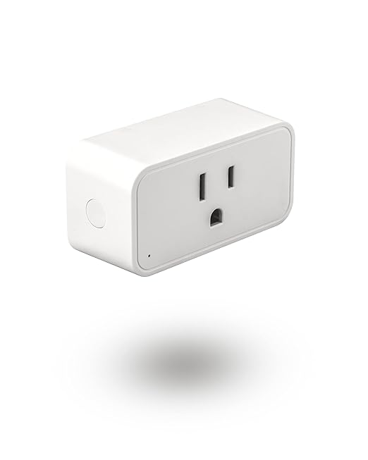 Brightech Indoor Wi-Fi Smart Plug - Alexa, Echo, Google Home Compatible, No Hub Required - Timer and Schedule Function - Max Power 1200W - 2.4 Ghz Network Only