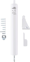 Wright Products Heavy-Duty Pneumatic Storm Door Closer – Durable, Adjustable, Quiet-Closing with Hold-Open Feature (Transitional, White)