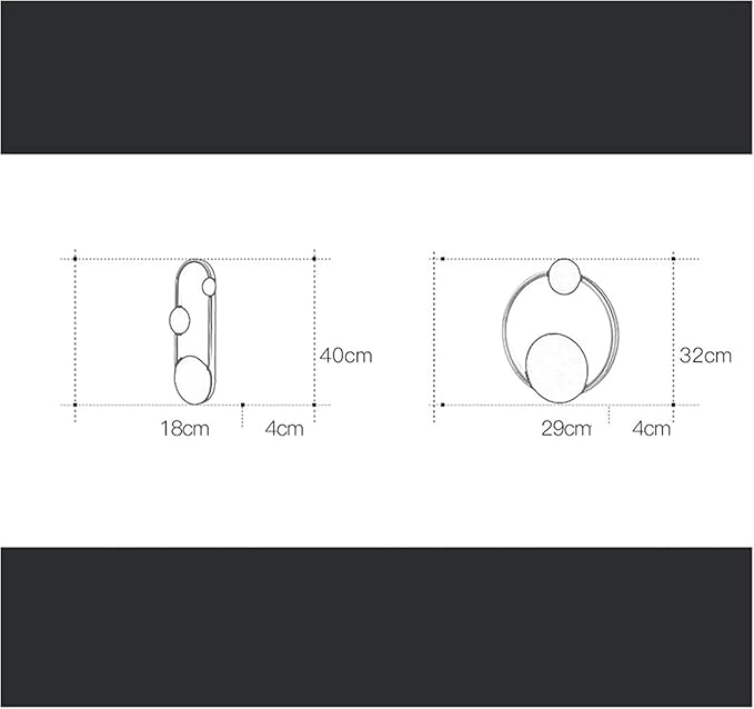 Minimalist Led Wall Decor with Living Room Decoration Bedside Lamp Modern Wall Lamp Sconce Indoor Lighting Wall Light Fixtures for Living Room