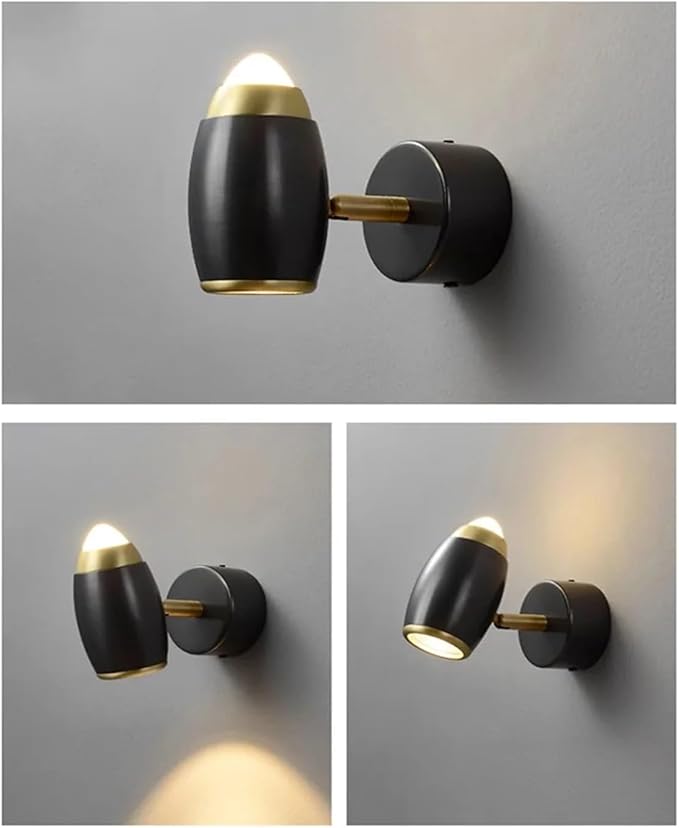 Minimalist Rotatable Wall Lamp for Living Room & Aisle, Modern Bedside Light, Simple Design, Adjustable Brightness, Energy Efficient, Perfect for Home Decor (Neutral Light)