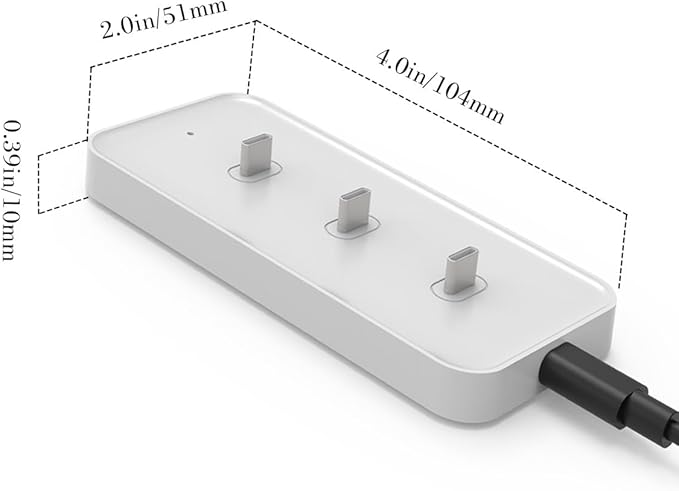 Motion Sensor Light Charging Station Multi-Device Charging Station Charging Three LED Lights at The Same Time Saves Time Space and More Convenient.