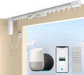 Mini Smart Curtain Track System, WiFi Motorized Curtain Rods Remote Control, Automatic Drapery Opener Compatible with Alexa Google Home, Quiet Electric Tracks (3 meters (118.1 inches))