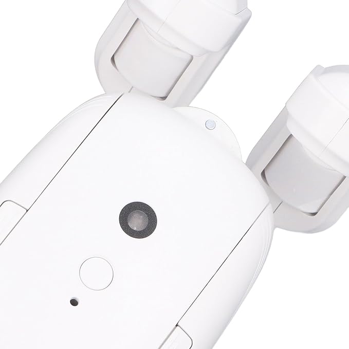 Focket Automatic Curtain Opener, Smart Curtain Motor with WiFi Remote Control Voice Timer Light Sensor for Roman Rod Tracks 13 38mm Quiet Operation 25dB 4000mAh Battery