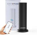 Smart Aroma Diffuser with Bluetooth & WiFi,Coverage: 1399 sq ft,Air Purifier for Home Hotel Store, APP Control Waterless Essential Oil Diffuser, Black
