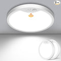 Brightever 2 Pack Motion Sensor Ceiling Light Wired, 2700K/4000K/6500K Small LED Flush Mount Light Fixture, 7 Inch 15W Selectable Motion Activated Closet Lights with Timer for Hallway, Non-Dimmable