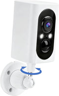 Security Cameras Wireless Outdoor 355° Pan Rotating 2K Color Night Vision Cameras for Home Security WiFi Battery Outdoor Camera Motion Detection 2-Way Talk IP65 Spotlight Siren SD/Cloud Storage