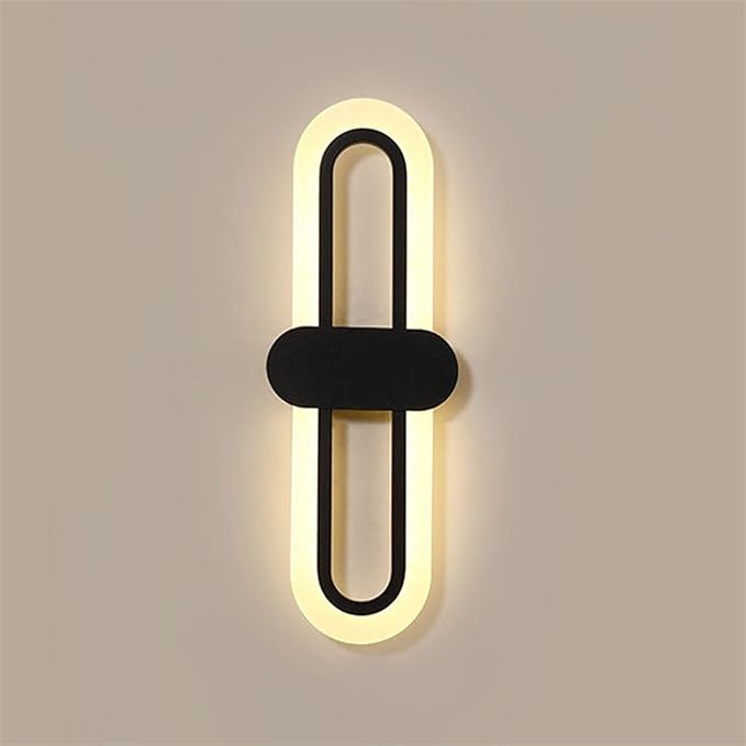 Bedroom Bedside Modern Minimalist Living Room Background Wall Led Three-Color Light-Changing Wall Lamp Simple Aisle Balcony Lamp,LED Chandelier Ceiling