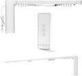 Electric Curtain Track, Retractable Motorized Curtains Rod From 7-17ft, Automatic Curtain Opener with Smart/Manual Control, Smart Curtains System for I-Rrail and U-Rail (For 7-17ft)