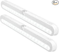 T01L LED Closet Light - BLS Super Bright 20 LED Under Cabinet Lighting Battery Powered/DC Input Wireless Motion Sensing Light, Auto On Off Switch, Motion Sensor & Light Sensor, 2 Pack