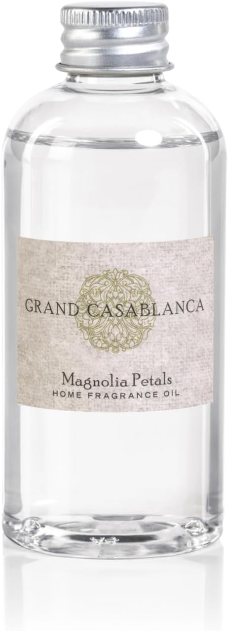 Zodax Grand Casablanca Porcelain Oil Diffuser Refills - 3.38 Oz/2 Count - Magnolia Petals