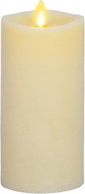 Luminara - Flameless LED Battery Operated Flickering Pillar Candles - Ivory - Pack of 1-3x6.5 - Realistic Moving Flame Real Wax Indoor/Outdoor Decor