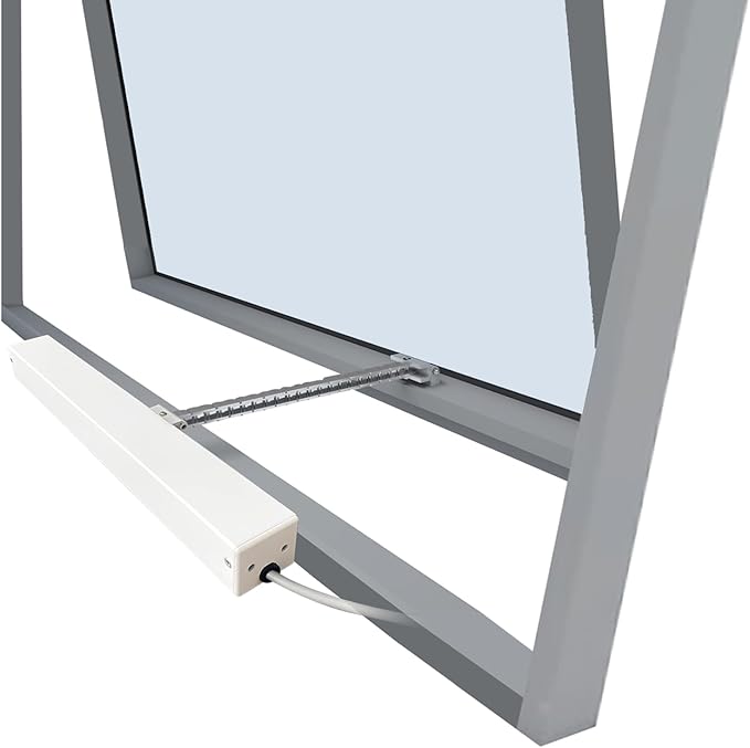 Olideauto White Color Automatic Window Closer,SD300 Linear Chain Window Actuator with 11-4/5'' Travelling Distance