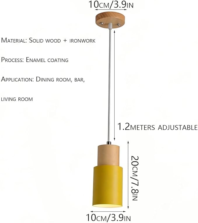 Mini Wrought Iron Kitchen Chandelier 3.9-inch Nordic Modern Macaron Pendant Light Modern Minimalist Pendant Light Suitable for Living Rooms, Dining Rooms, Bedrooms, Children's Rooms,