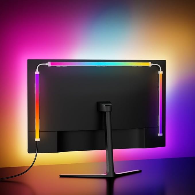 Skydimo 24 Inch ARGB Led Strip Lights, Monitor Backlight, Monitor Led Lights, PC Sync Backlight, Sync with Screen Color or Music, Dynamic Ambient Smart Light with USB, Software Control