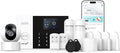LWOHSI Wireless Alarm System,DIY 4G/WiFi Home Security Systems,Phone APP Alert,Door/Window and Motion Sensors,Remote Control for Home,Apartment,No Contract Fee (13 PCS)