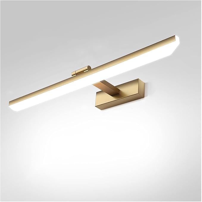 Vanity Lighting LED Mirror Front Light Waterproof Anti-Fog Bathroom Mirror Light Acrylic Rotatable Wall Light Makeup Light Mirror Cabinet Light Vanity Lamp Bath Lights(80cm, White(6000k,50cm)