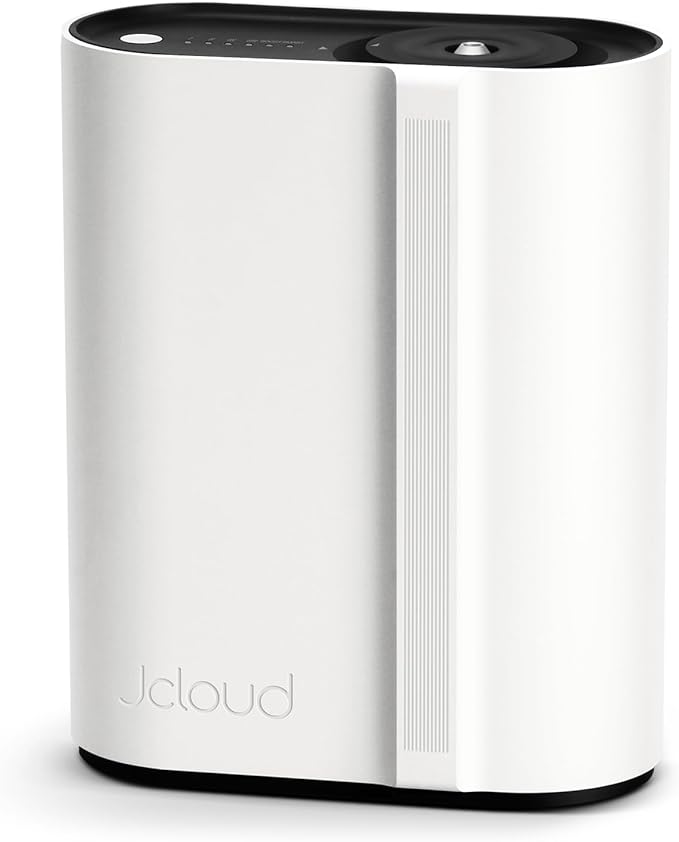 JCLOUD Hotel Scent Diffuser, Waterless Essential Oil Diffuser Cover Up to 2000 Sq Ft - HVAC Cold Air Scent Machine for Large Room, Whole Home & Office, Instant Boost Mode - Fragrance Not Included