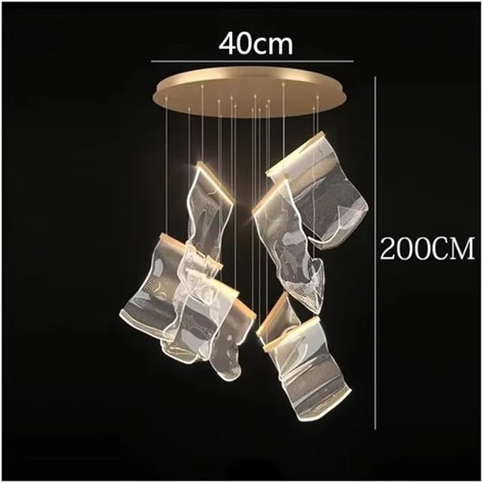 Nordic Home Decoration Modern and Simple Led Pendant Light for Stair,Living Room and Dining Room APP Control Ceiling Light,for Home Decor