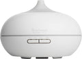 Ultimate Ultrasonic Aromatherapy Diffuser for Essential Oils - Therapeutic Grade, Helps You to Relax - 3 Timer & 7 Ambient Light Settings - Up to 16 Hours of Use - White, 300mL