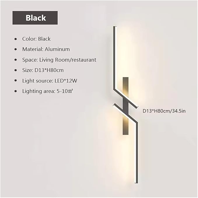 Minimalist LED Wall Lamp Home Decor Fixtures Wall Light Decoration Fixtures Sconce for Bedroom Bedside Hallway,Energy Conservation Wall Light