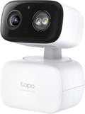 Tapo 2K Indoor/Outdoor Pan/Tilt Wired Security Camera - Baby Monitoring, Person & Baby Cry Detection, 360° Motion Tracking, Color Night Vision, Subscription-Free Local Storage or Optional Cloud, C216