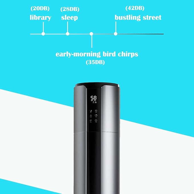 Ultrasonic Large Room Humidifier 9L - 645 Sq Ft Coverage, Smart App & Remote, HD Humidity Indicator, Tap Water Use for Office & Living Room