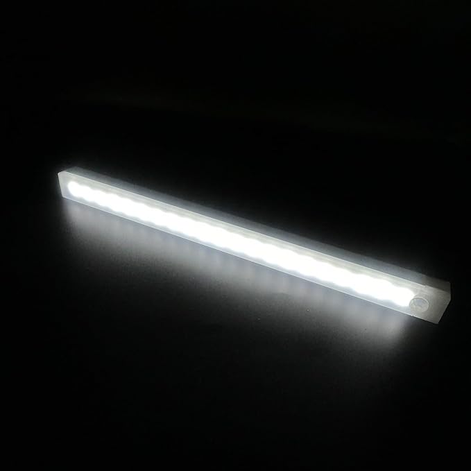 Rechargeable Motion Sensor Light Indoor, 12” LED Under Cabinet Lighting with 3 Modes & Memory Dimming, Stick On Lights for Closet, Kitchen, Hallways (2 Pack)