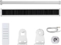 Solar Powered Roller Shade Motor with Remote, Type-C Rechargeable 2800mAh Battery for 1.5” Tube (38mm), Wireless Electric Blind Drive Retrofit Kit, Quiet (1.5N.m Torque 32rpm/min)