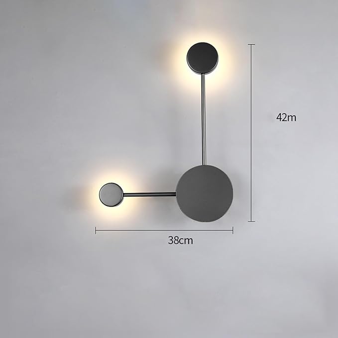 Lights LED Modern Indoor Nordic Circle Background Creatively Decorative Acrylic for Living Room Bedroom