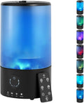 Humidifiers for Bedroom, 3.2L Quiet Ultrasonic Cool Mist Humidifier with 360° Nozzle, 18H Runtime, Timer (1/2/4/8H), Auto Shut-Off, 7-Color RGB Light, Adjustable Mist, for Home, Nursery & Plants