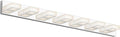 Ralbay 46" LED Chrome Vanity Lights 7 Lights Acrylic Stainless Steel LED Modern Vanity Lights Chrome Bathroom Lighting Fixtures Over Long Mirror (Natural White Light 4500K)