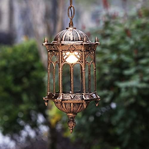Europe Outdoor Hang Light Retro Garden Balcony Pendant Lamp Restaurant Decoration Lighting Study Villa Yard Luminaria,Pendant Lighting Ceiling Chandelier
