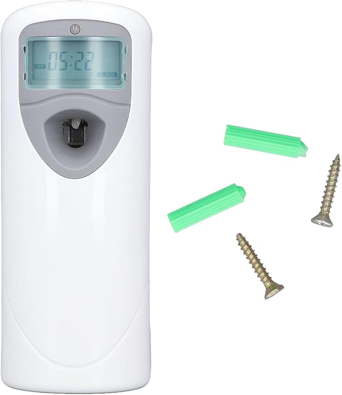 Topyond Automatic Air Freshener Spray Dispenser, Wall-Mounted Adjustable Fragrance Diffuser, Standing Essential Oil Dispenser for Home, Office, Hotel