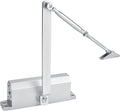 Yctze Adjustable Heavy Duty 45-75Kg Fire Rated Automatic Door Closer, Overhead Door Opener Hardware with Spring Buffer for Left and Right Hand Doors