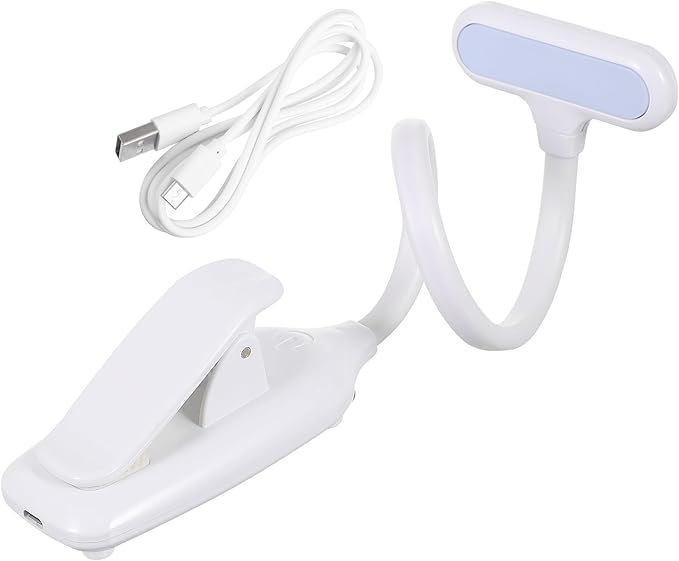 LIFKOME Adjustable Eye-Caring Desk Lamp with Clamp Base Touch Control LED Reading Light for Bedroom Office Dorm Flexible Angle and Three Brightness Levels for Comfortable Study and