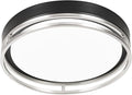 12.5 Inch LED Flush Mount Ceiling Light Fixture, 26W, Super Bright 1700 Lumens, 3 Color 3000K/4000K/5000K, Dimmable Ceiling Lamp for Bedroom Hallway Bathroom Kitchen Laundry (Black Nickel)
