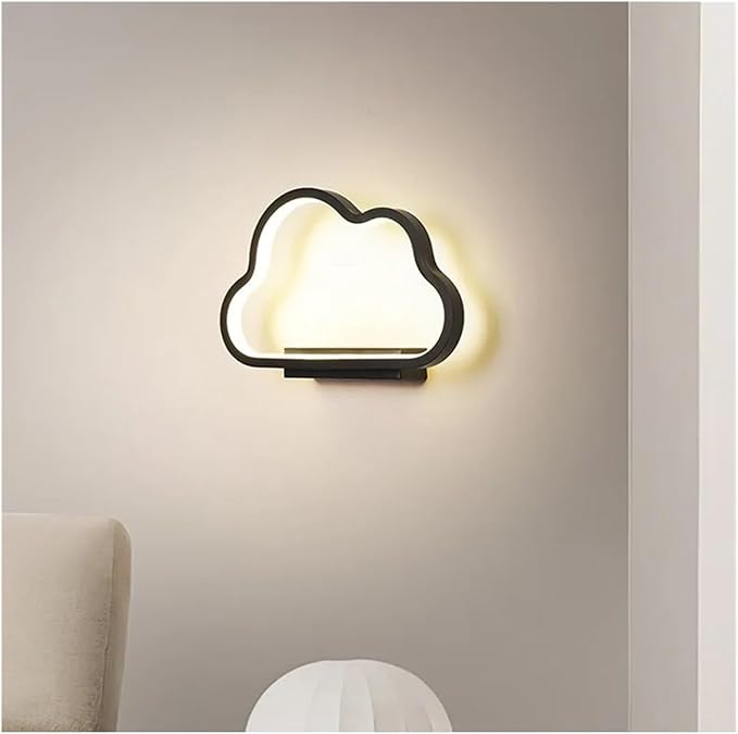 Modern Minimalist LED Wall Lamps Living Room Bedroom Bedside Luster Indoor Black White Aisle Lighting Decor Fixture,Household