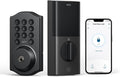 eufy Security Smart Lock C30, Keyless Entry Door Lock, Built-in WiFi Keypad Deadbolt for Front Door, No Bridge Required, Easy Installation, Reliable Power, Traditional, Black