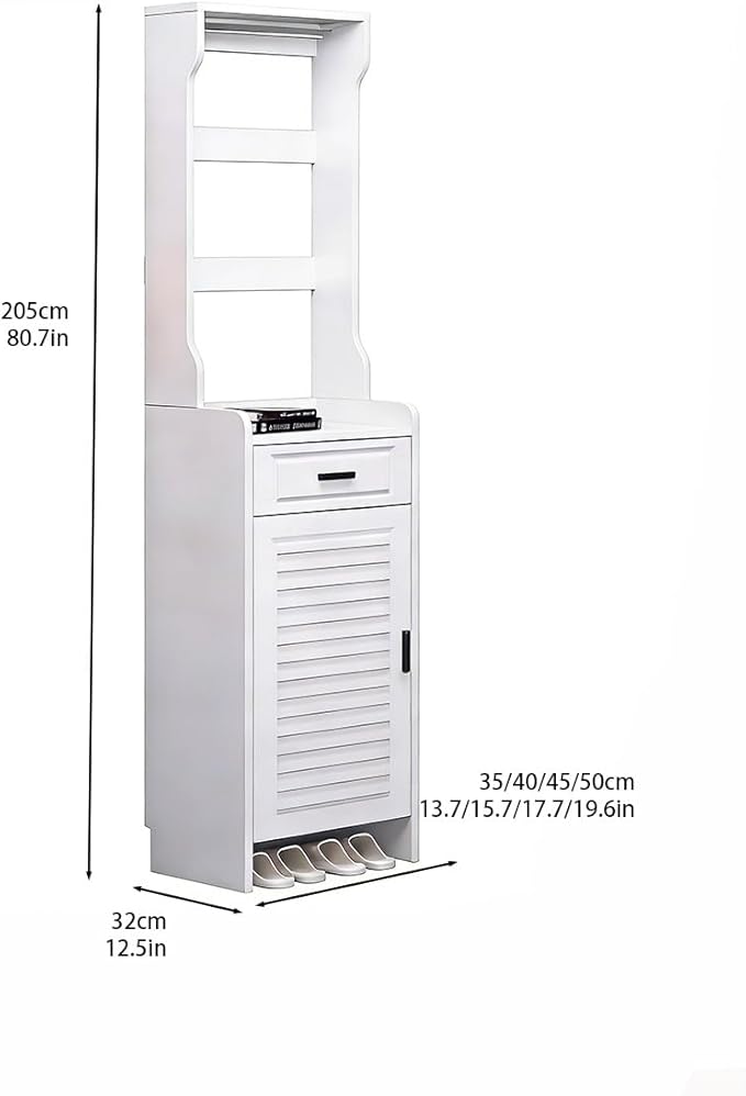 Cabinet halltree Hallway Entry Way Racks, Hallway Organizer for entryway,mudroom, for Hallway, Hallway(205x32x50cm)