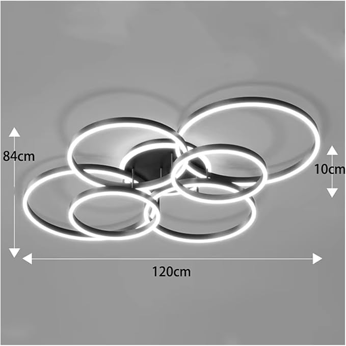 Nordic Decoration Home Bedroom Decor Smart led Lamps Ceiling Lights for Living Room Indoor Lighting, Luxury(Warm White,84 x 120 cm)
