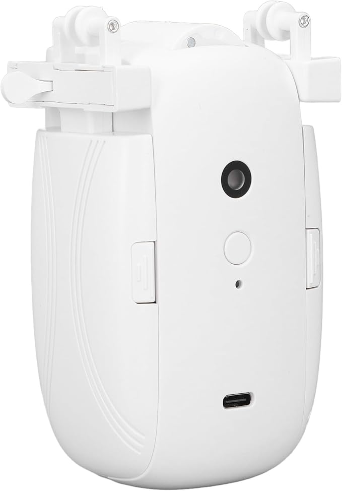 Focket Automatic Curtain Opener, Quiet Motor 25dB App Remote Control Smart Curtain Opener Wireless with Easy Installation for U Shaped I Shaped Rail Bedroom Living Room
