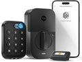 Yale Assure Lock 2 Touch Deadbolt, Black Key-Free Fingerprint Smart Door Lock with Wi-Fi Connected Touchscreen Keypad and Fingerprint Scanner for Code Entry and Remote Access, YRD430-F-WF1-BSP