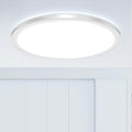 hepside 20Inch Big Dimmable Flush Mount LED Ceiling Light Fixture, 3000K-4500K-6000K 3 Color Selectable Ceiling Lamp 45Watt 4500LM Low Profile Ceiling Light for Kitchen Bedroom Hallway Porch
