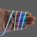 6.5FT WS2812B WS2812 2.7mm Ultra Narrow LED Strip,160LEDs/m Individually Addressable Dream Color Flexible Smart Light Tape for Bedroom,Kitchen,Stage,TV Backlight,DC12V